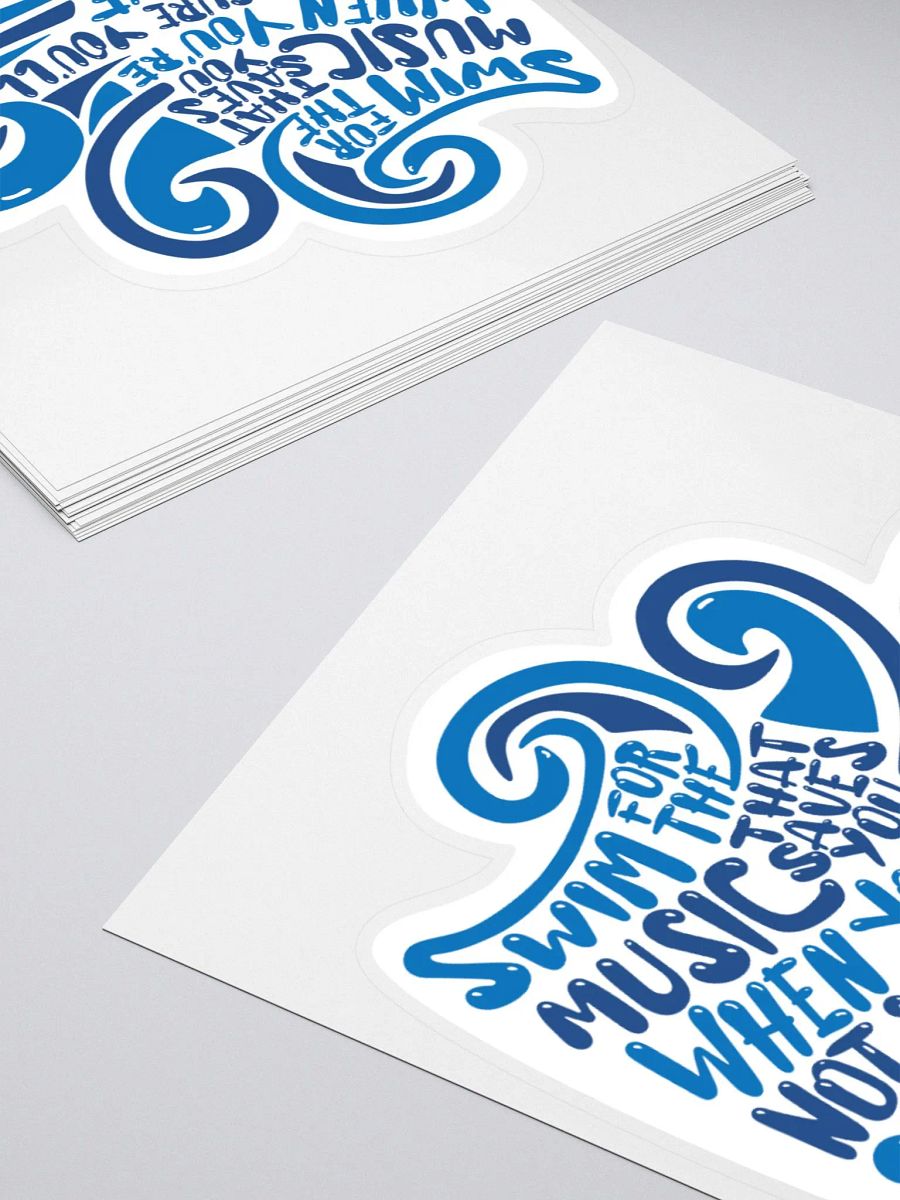Swim for the Music Sticker | Jack's Mannequin Lyric product image (4)