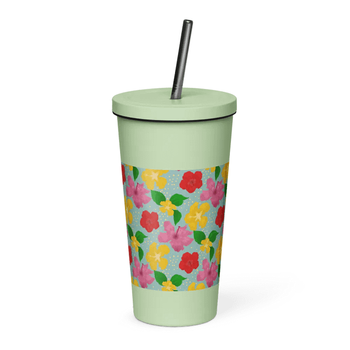 Hibiscus Flower Pattern Tumbler product image (1)