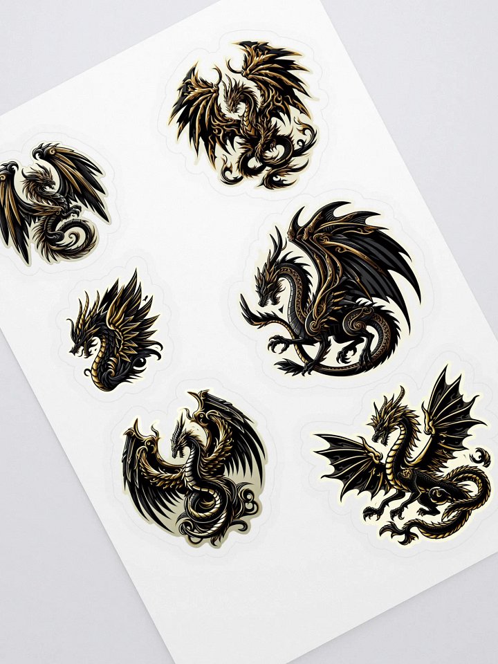 Dragon Delight Kiss Cut Sticker Sheet product image (1)
