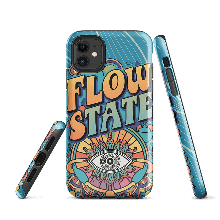 Flow State Retro Eye Tough iPhone® Case product image (1)