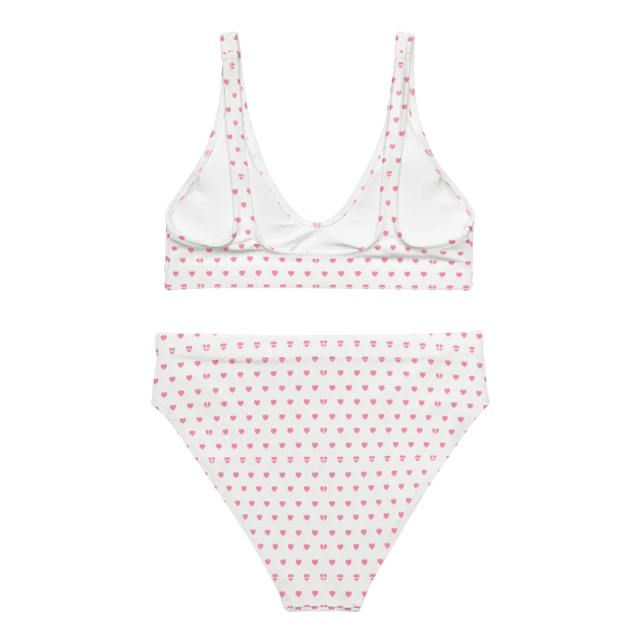 Pastel Heart Seamless Pattern High Waisted Bikini - V12 product image (2)