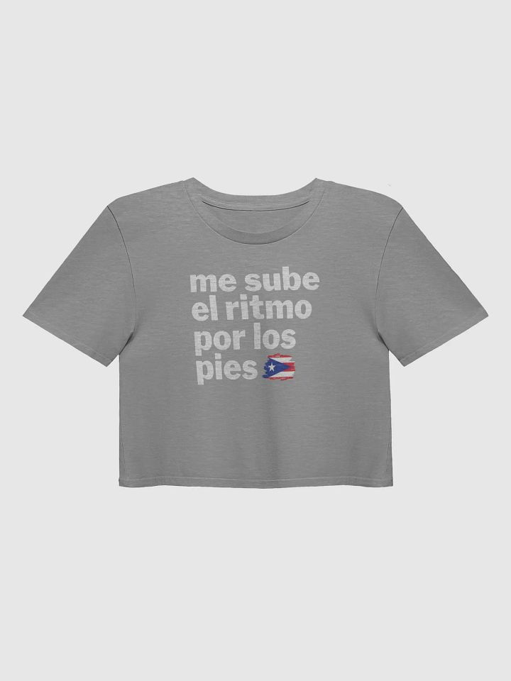 Me Sube el Ritmo por los Pies Crop Top product image (1)