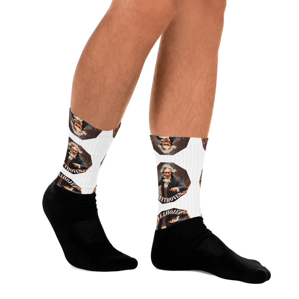 Ludwig van Beethoven - Oil Painting Portrait | Socks product image (11)
