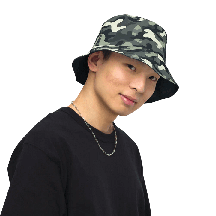 Camouflage Graphite Reversible Bucket Hat product image (1)