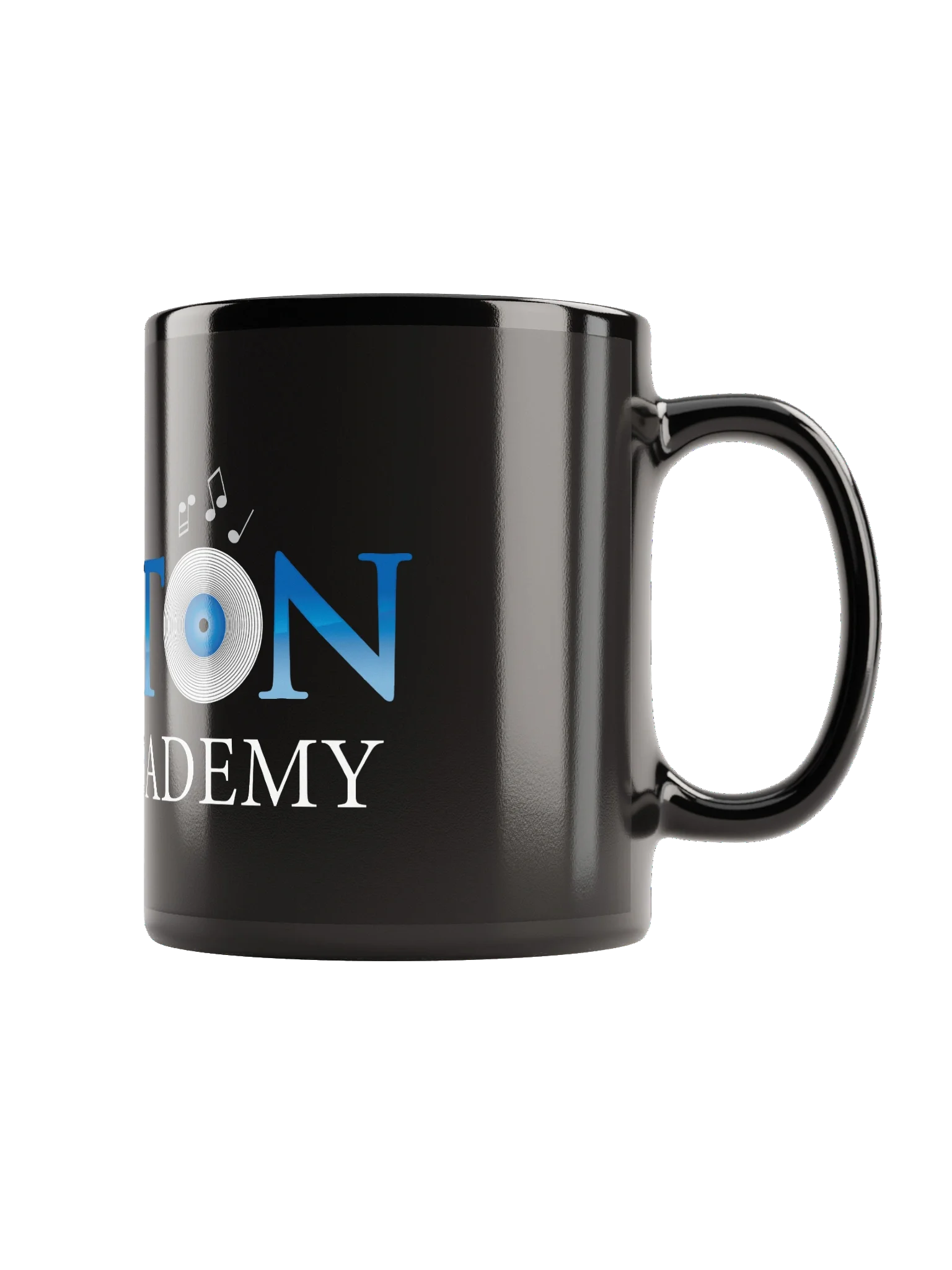 Canton Music Academy Glossy Black Ceramic Mug product image (1)