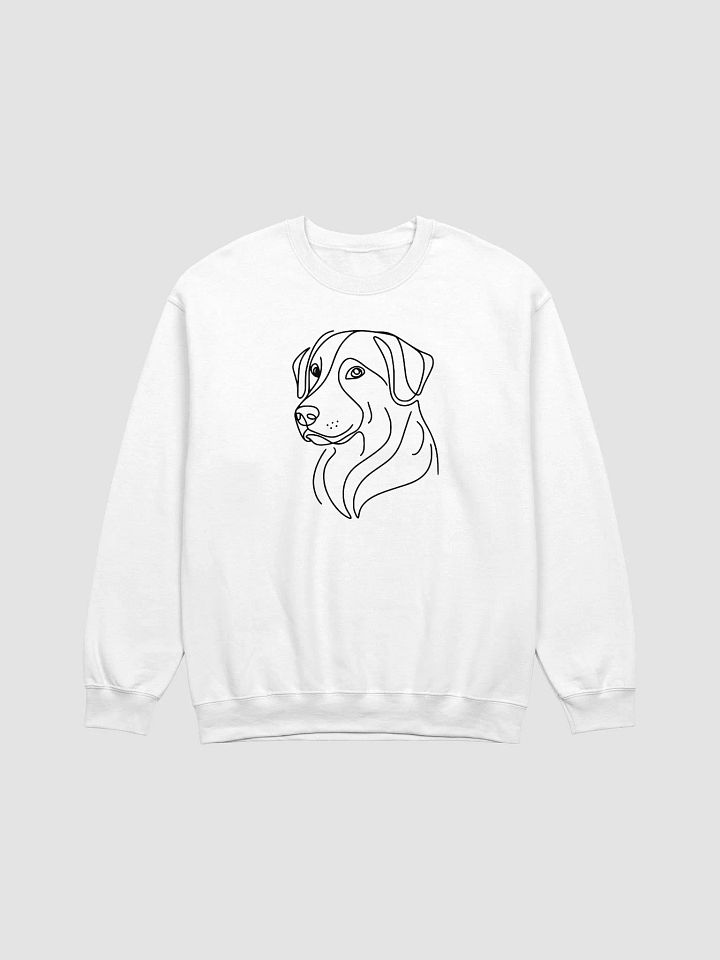 Artistic Dog Line Art Sweatshirt - Gildan Classic Crewneck Sweatshirt product image (1)