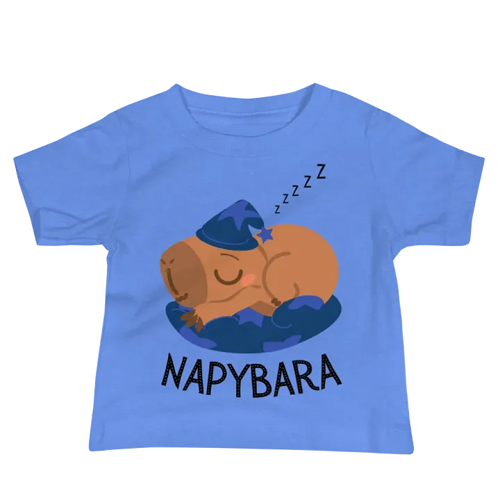 Napybara Sleepy Capybara Baby Shirt product image (1)