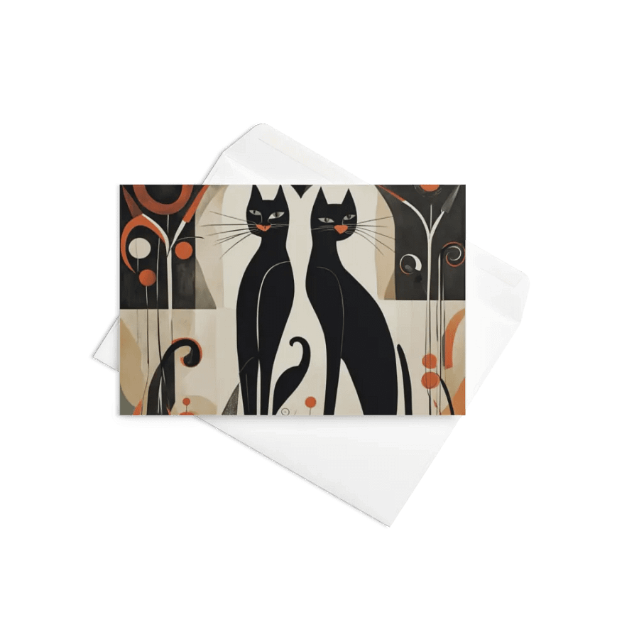 Black & Orange Love Cats product image (11)