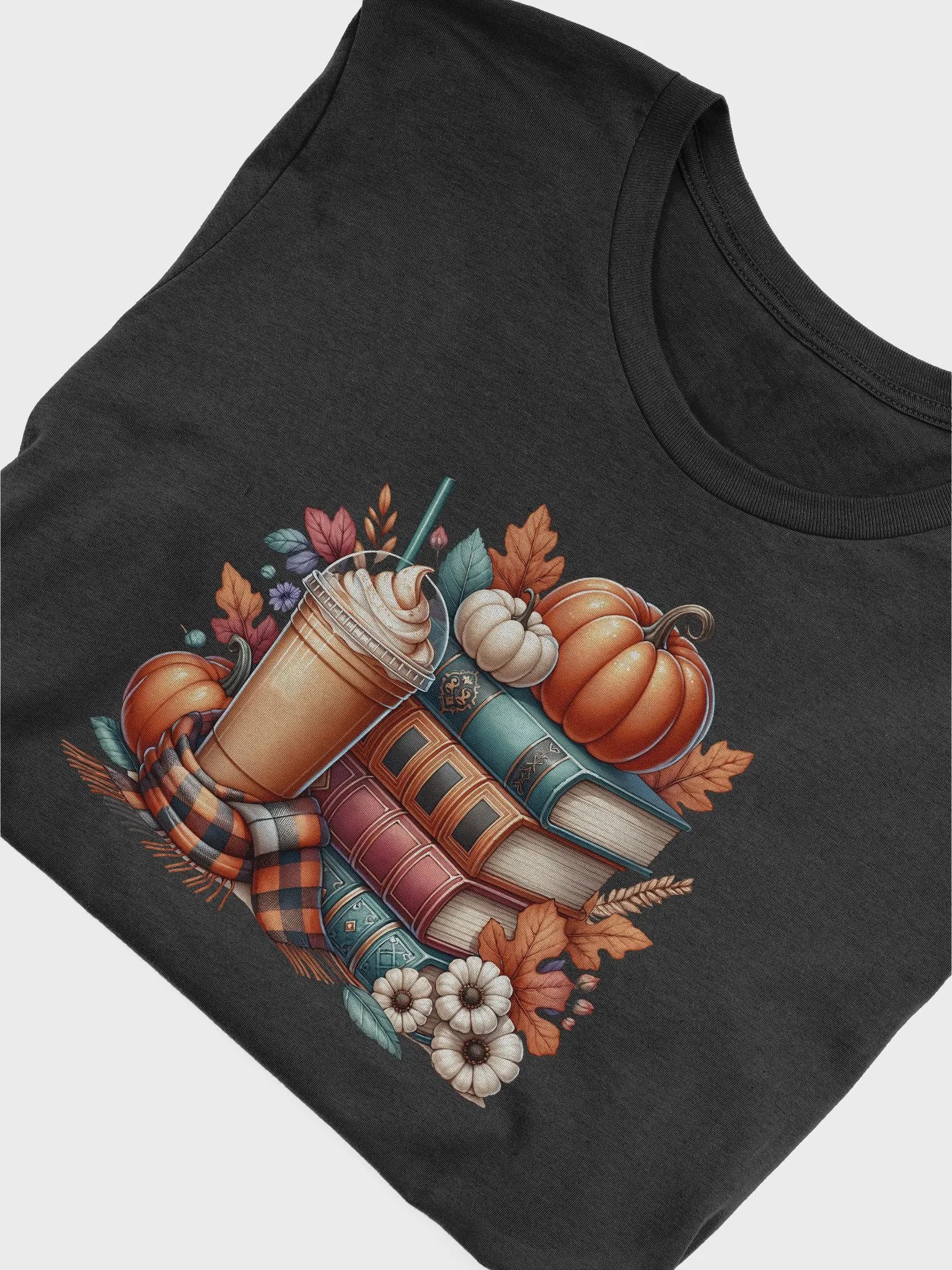 Autumn Books Coffee T-shirt product image (4)