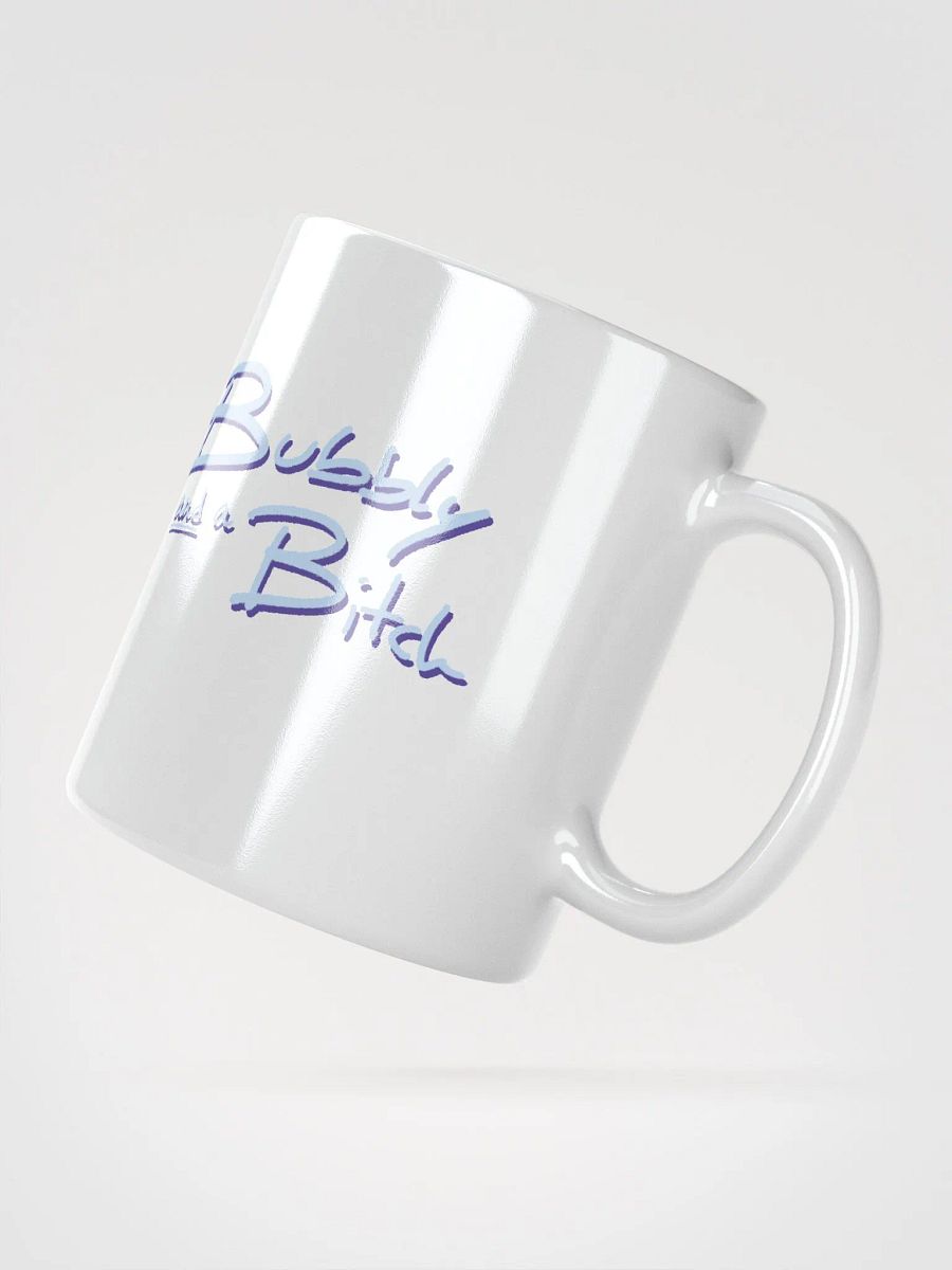 Bubbly and a B*tch (blue and purple shadow design) mug product image (3)