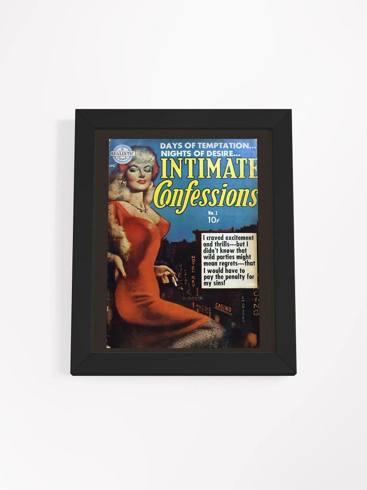 Intimate Confessions#1 - Vintage Comic Book Cover Poster product image (2)