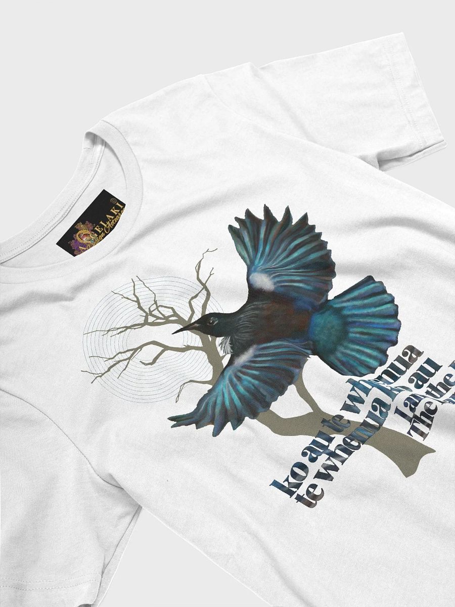 Unisex Tui in Flight - ko au te whenua Decolonisation Aotearoa Tee product image (8)