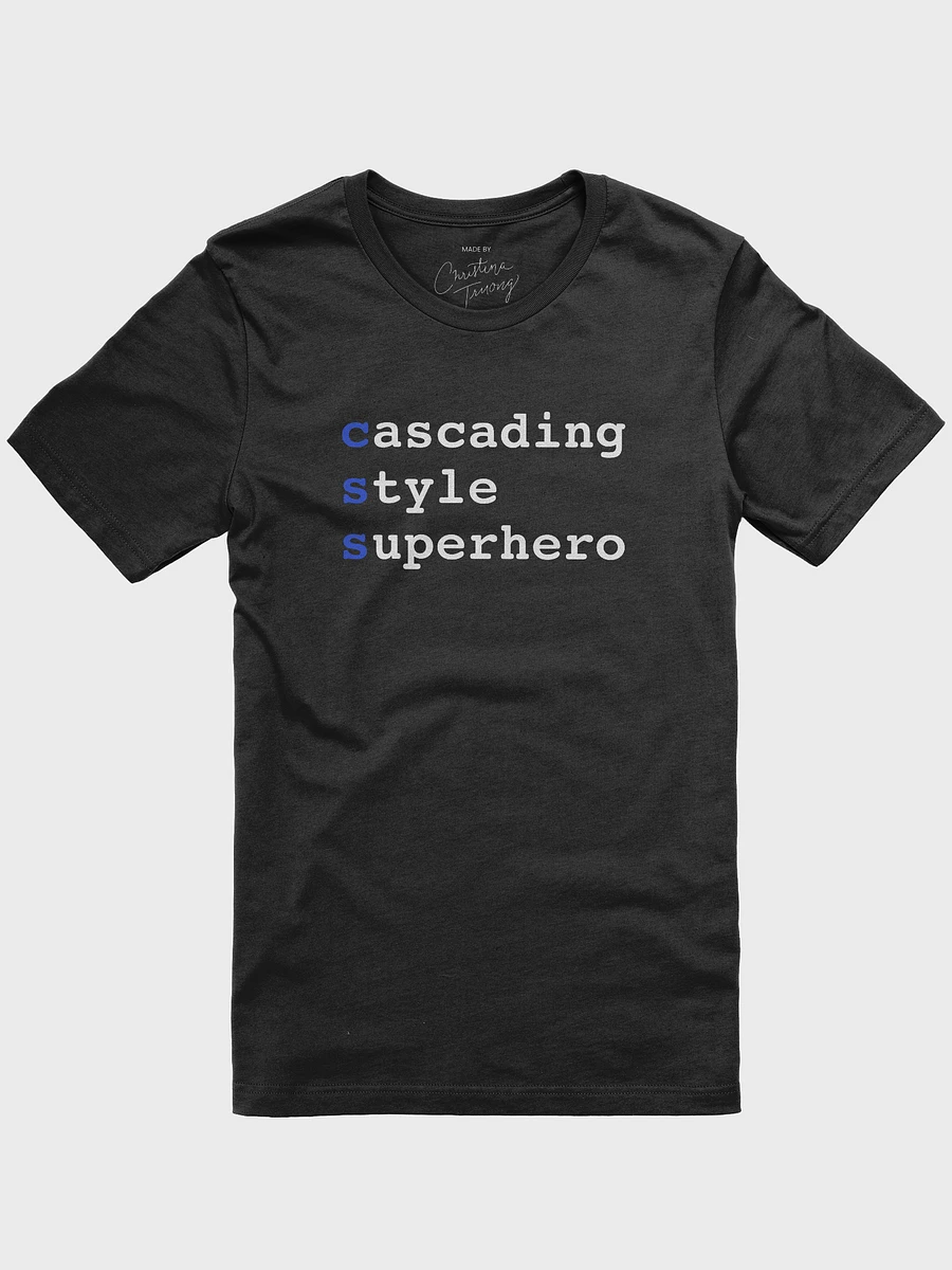 CSS Cascading Style Superhero T-Shirt product image (1)