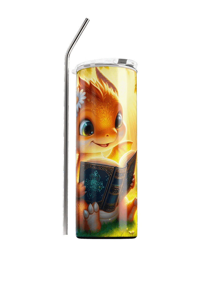 Not for Bookworms - Book Dragons Only (Gold) 20 oz. Tumbler product image (2)