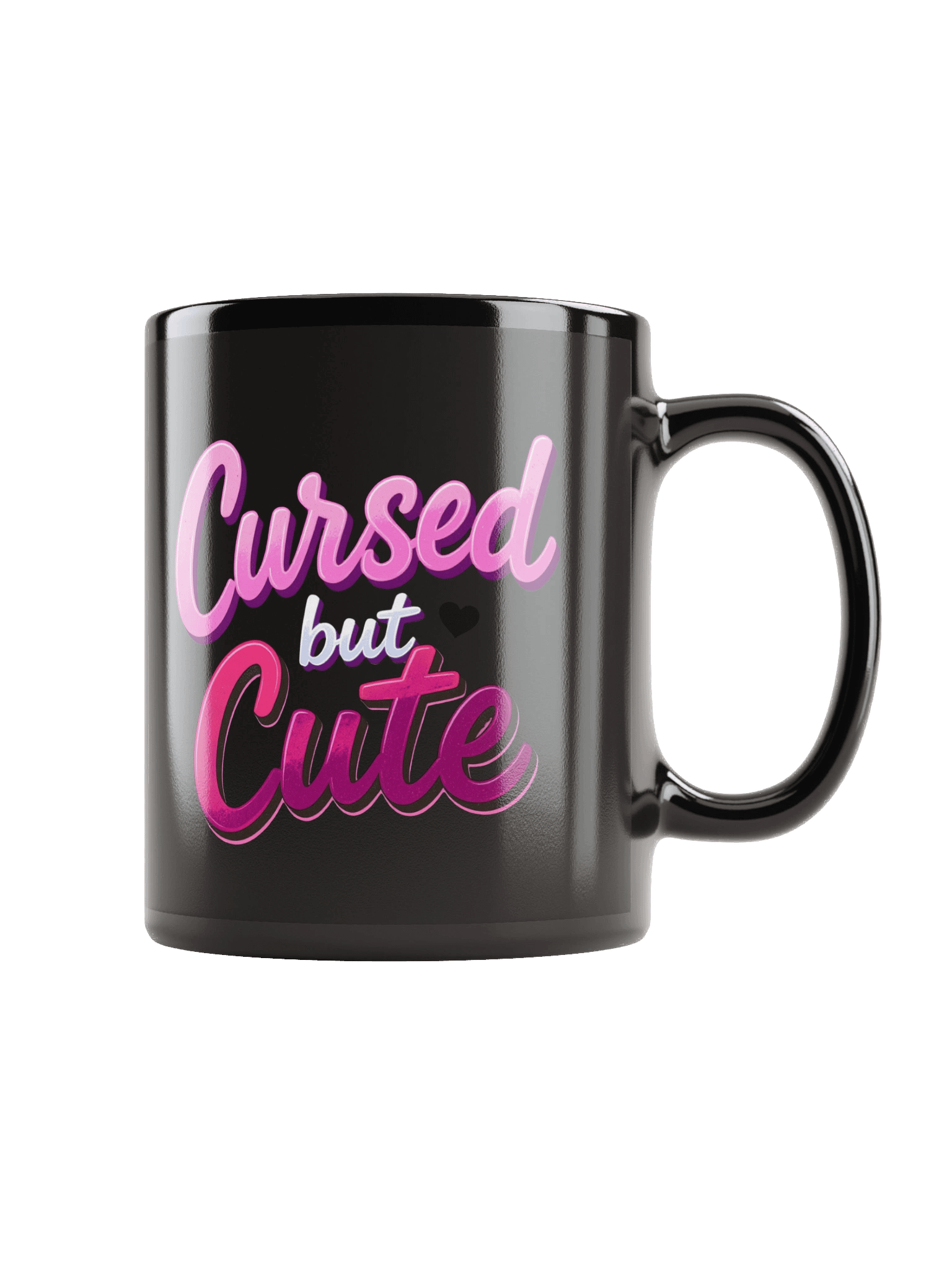 Cursed but Cute - Black Mug product image (1)