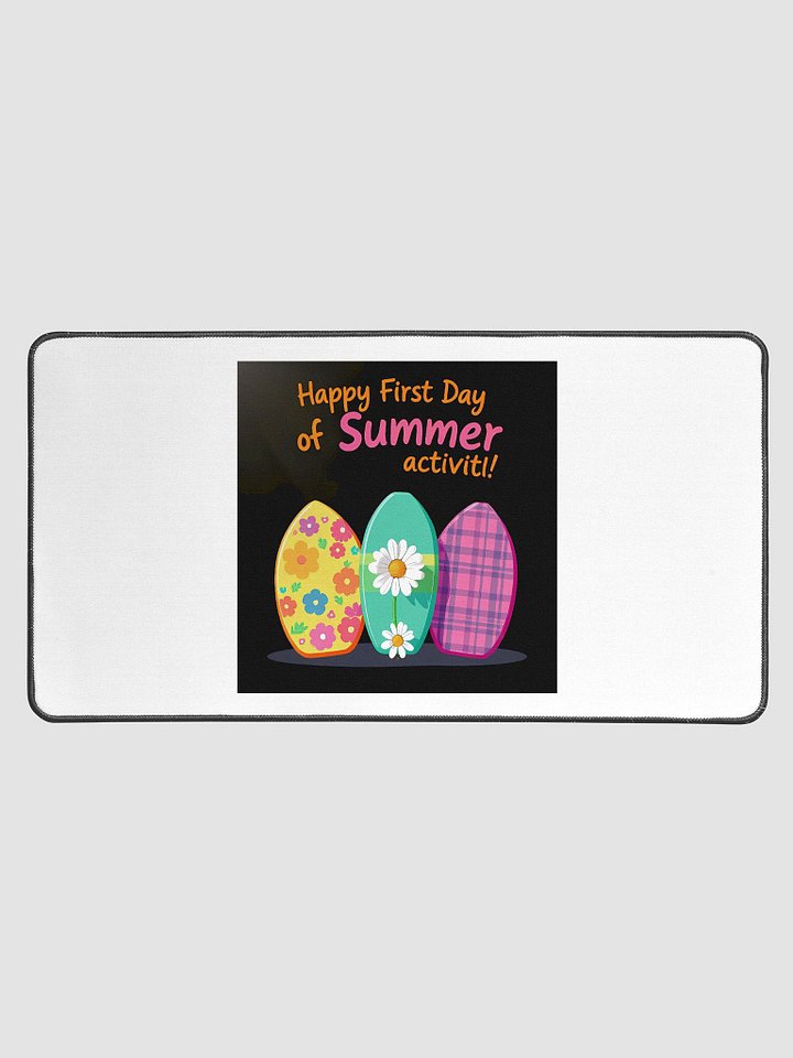 Happy Summer Desk Mat 15.5" x 31.5" product image (1)