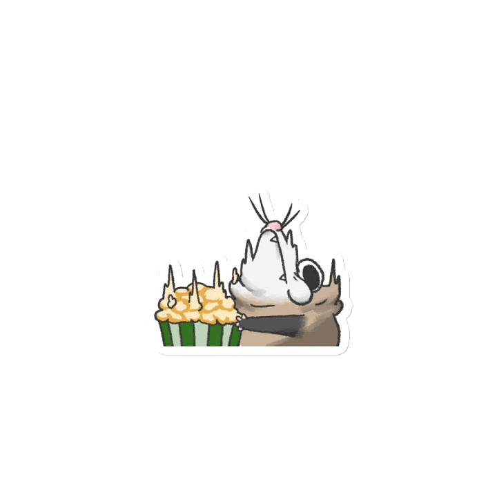 [Opossum Mid Popcorn] Magnet product image (1)