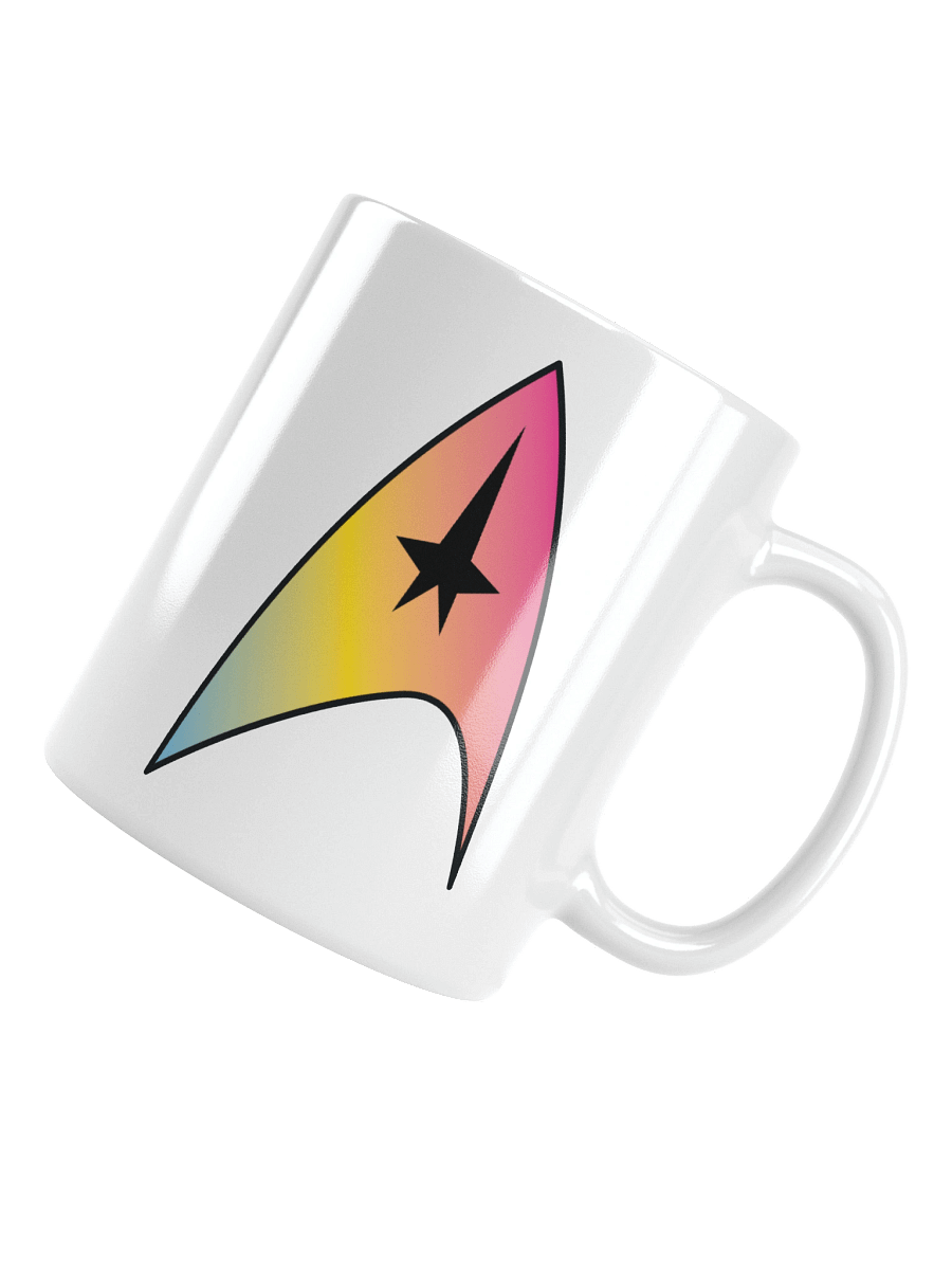 Pansexual Pride Gradient Starfleet Mug product image (4)