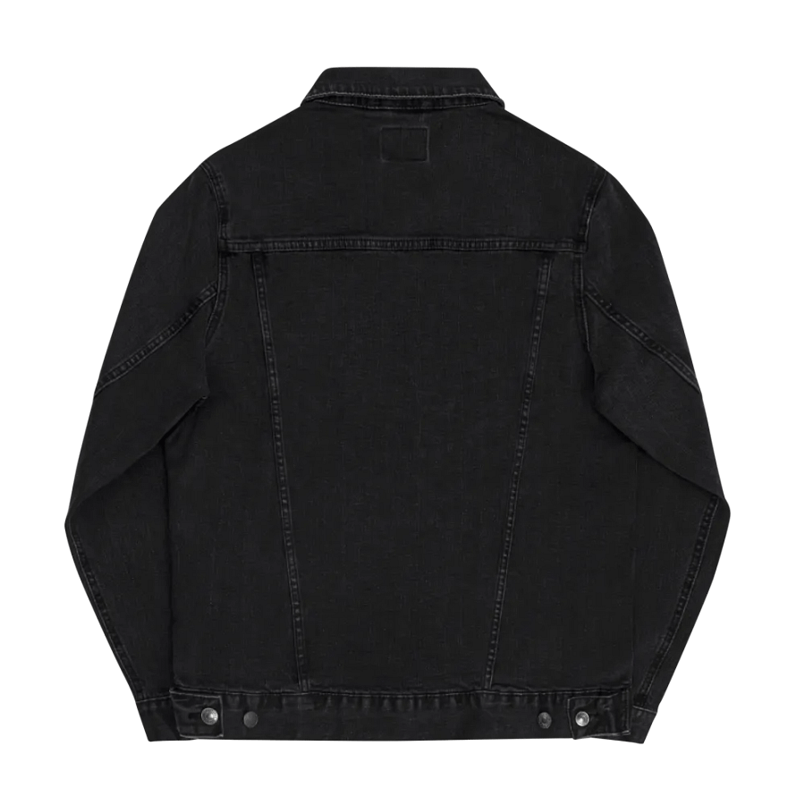 AEVUM Band USA black denim jacket product image (4)