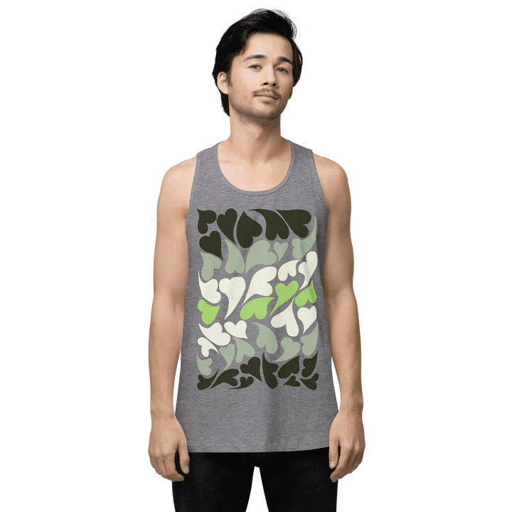 Nestled PRIDE Agender Tank Top product image (4)