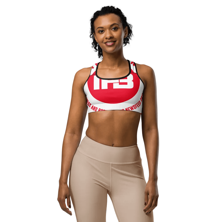 IFBNewsfeed.Org's All-Over Print Sports Bra product image (3)