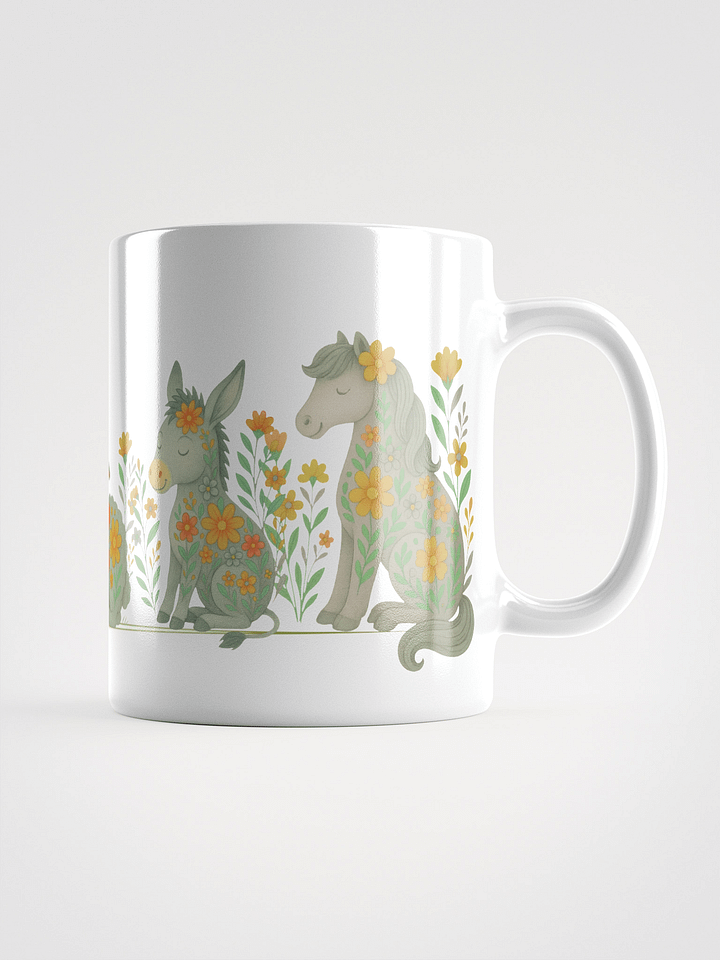 Mug Blanc - Ferme Fleurie Vintage Série 3 - Cadeau Original product image (1)
