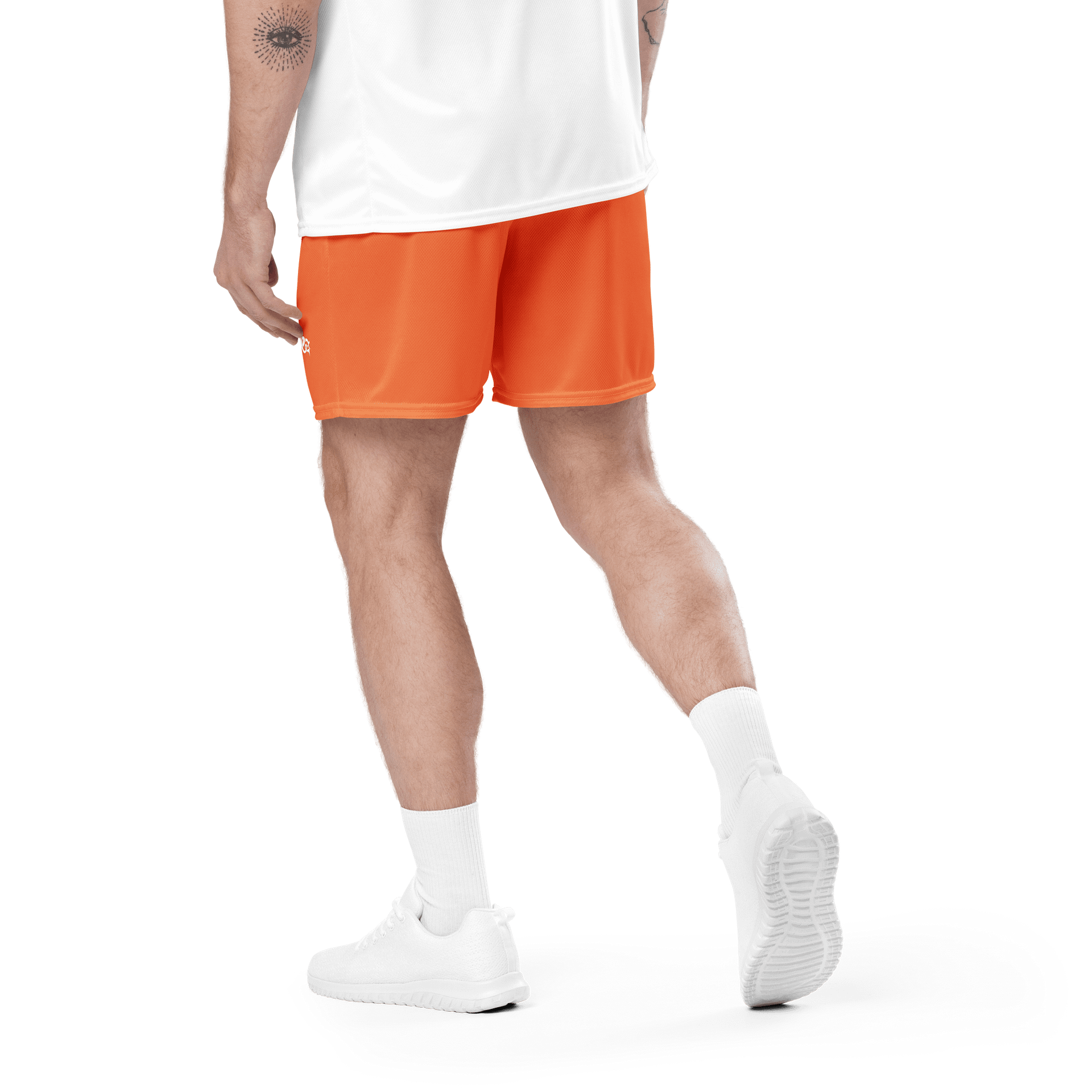 KONNICHIWA - Orange Mesh Shorts (with pockets) product image (5)
