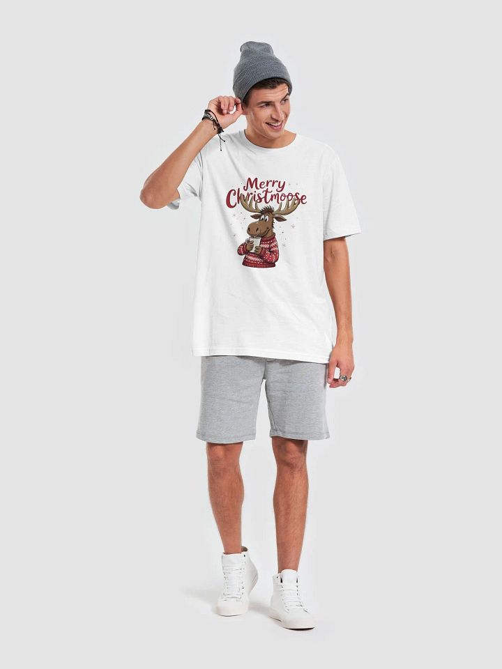Merry Christmoose Cartoon T-Shirt product image (1)