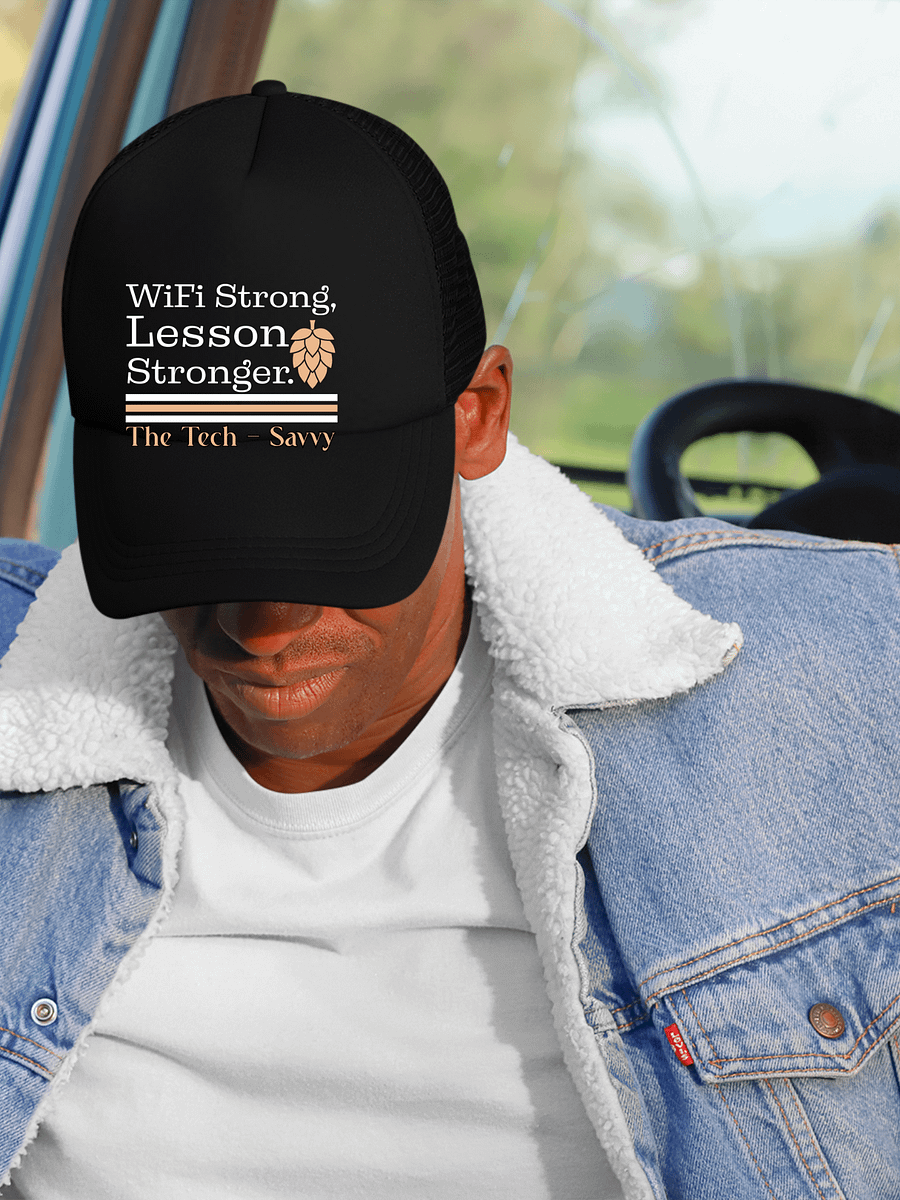 Wifi is Strong, Lesson Stronger, Teacher Student Foam Trucker Hat product image (1)
