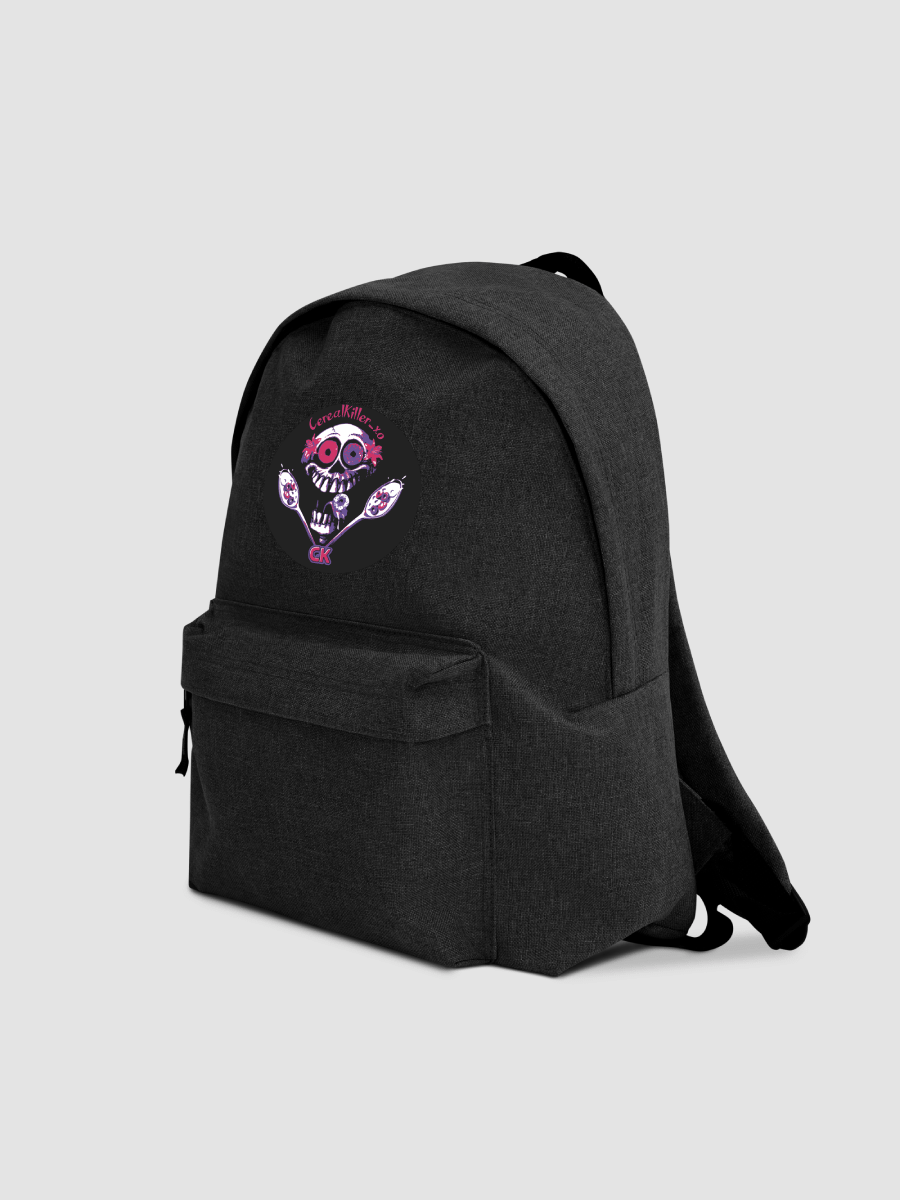 [The Cereal Bowl] Embroidered Simple Backpack I BagBase BG126 product image (3)