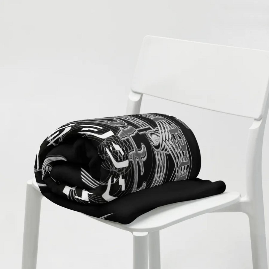 Money Won't create success. The freedom to make it will - Black - Throw Blanket product image (7)