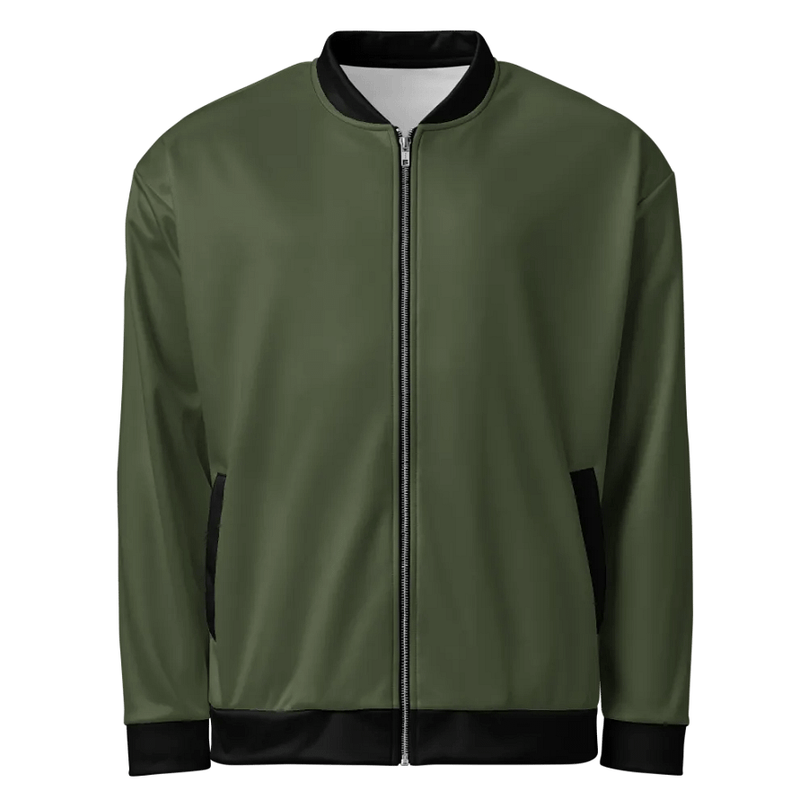 Olive Green Women's Bomber Jacket product image (1)