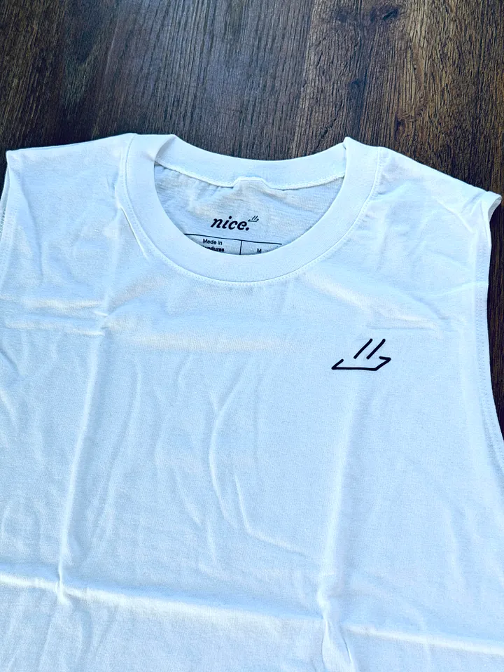 Nice. Athletics Muscle Tank (White) product image (2)