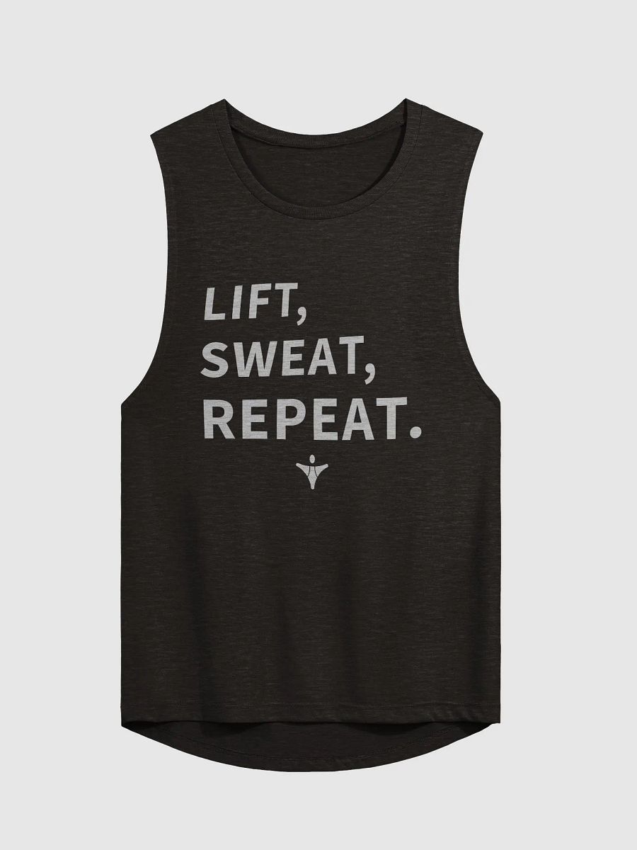LIFT SWEAT REPEAT | Muscle Tank (Light Text) product image (1)