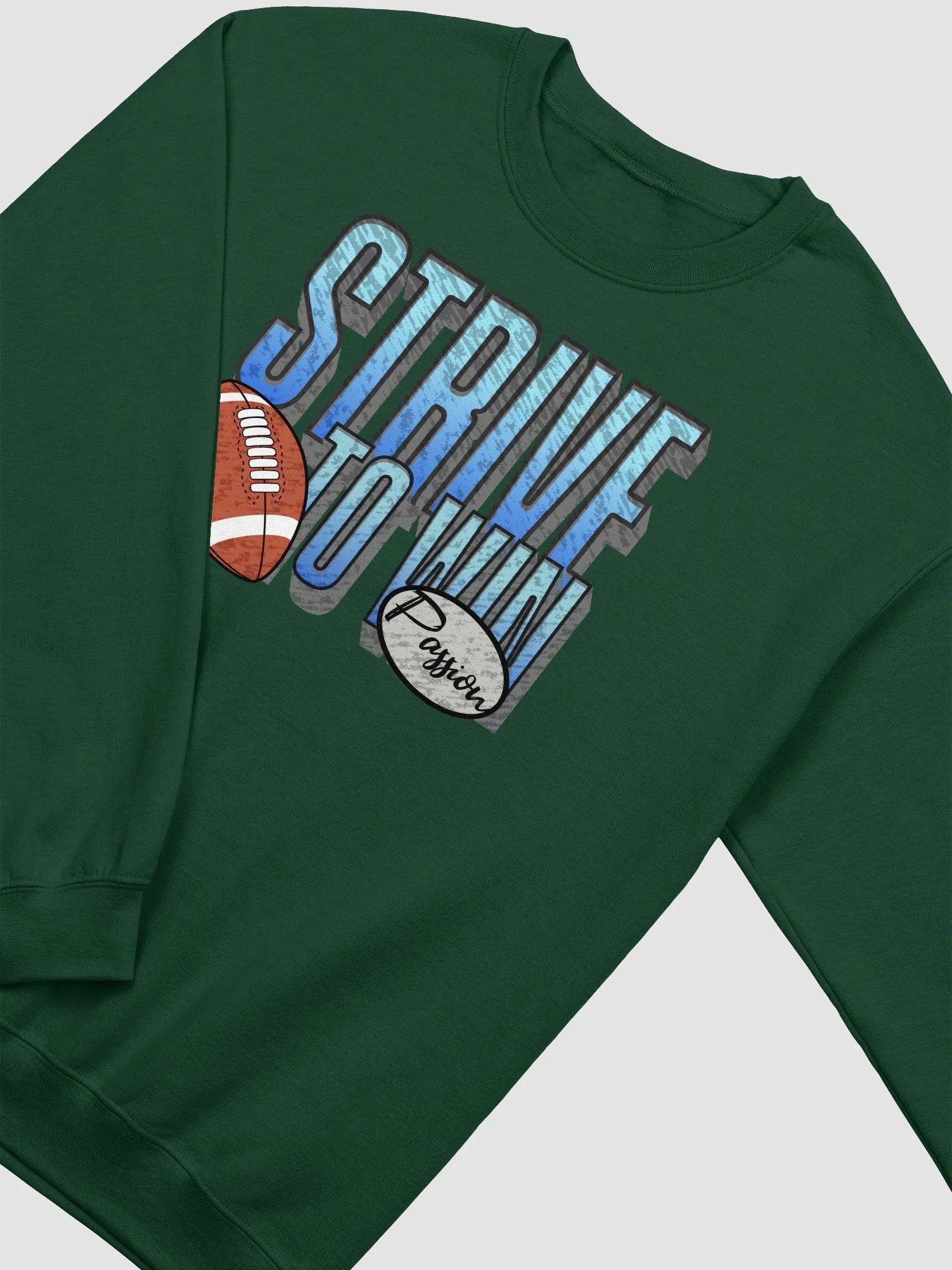 Strive To Win Football Gradient Sweatshirt product image (4)