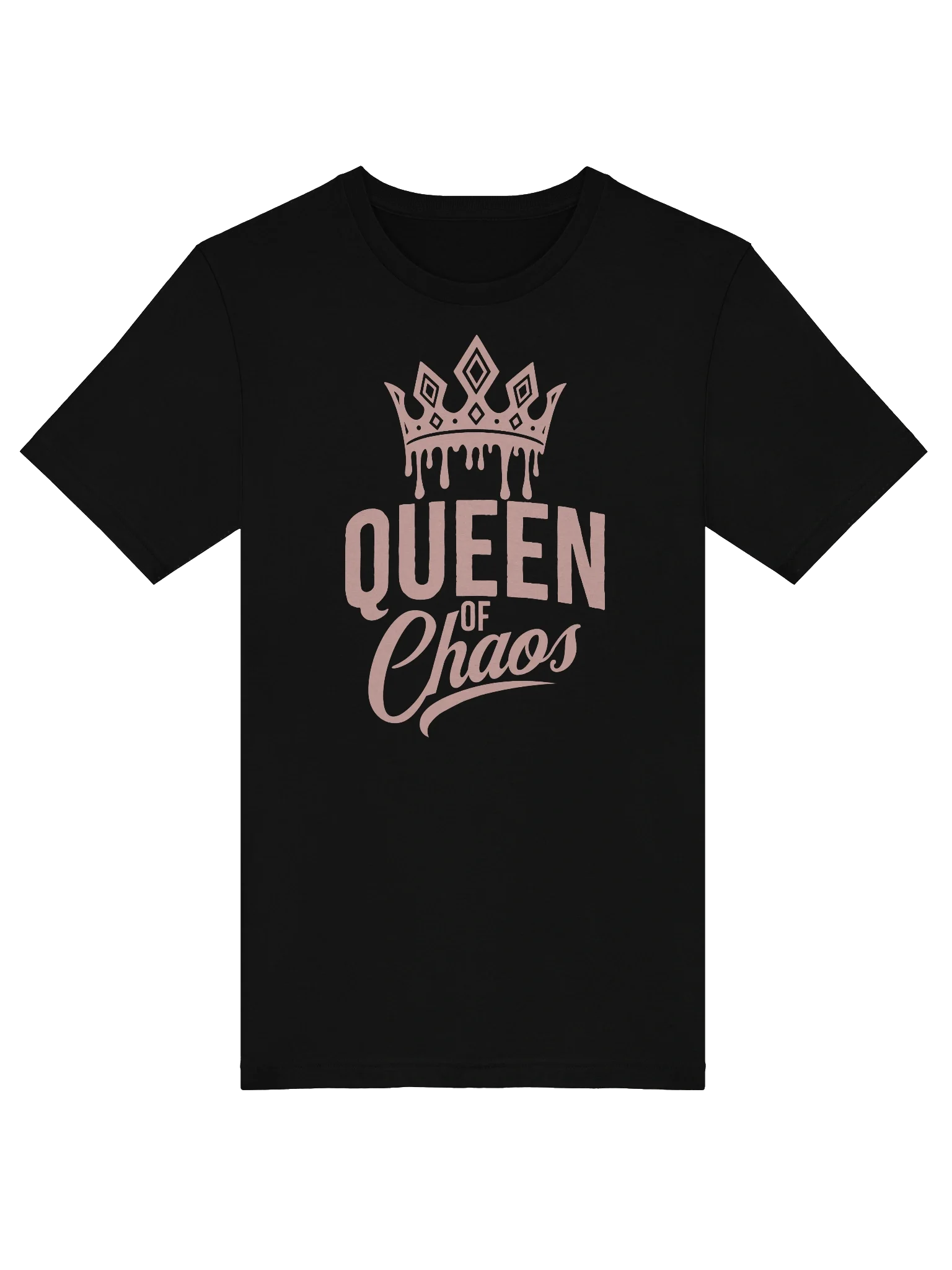 Queen of Chaos Tshirt - Pink Text product image (5)