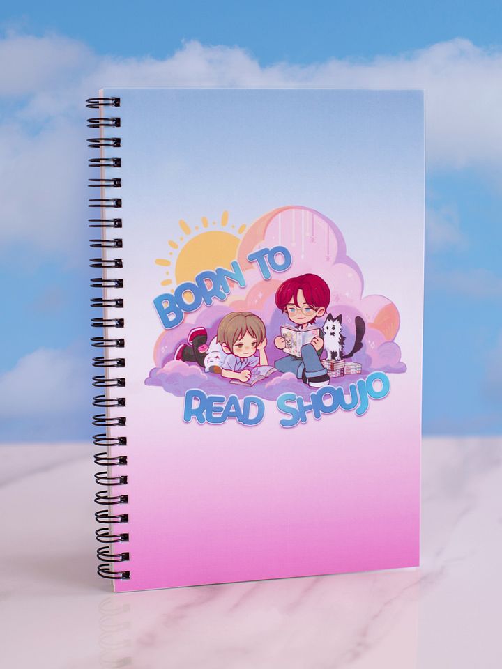 Born to Read Shoujo Notebook (Trans Flag) product image (2)