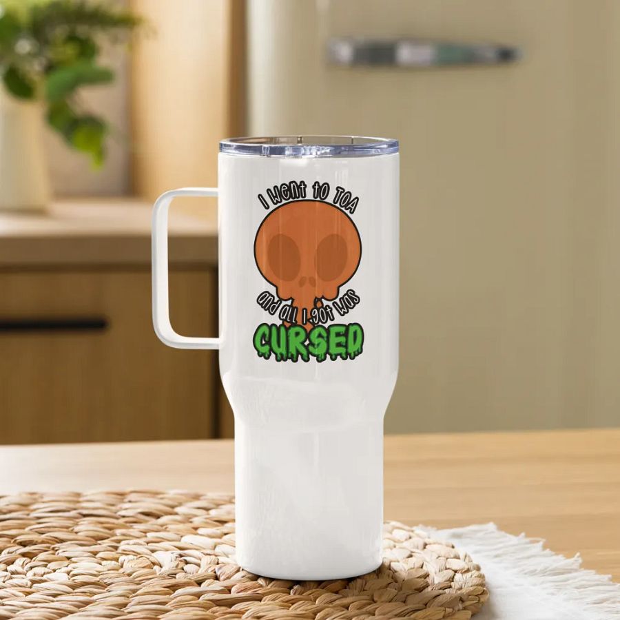 All I Got Was Cursed - Druid - Travel Mug w/Handle product image (10)