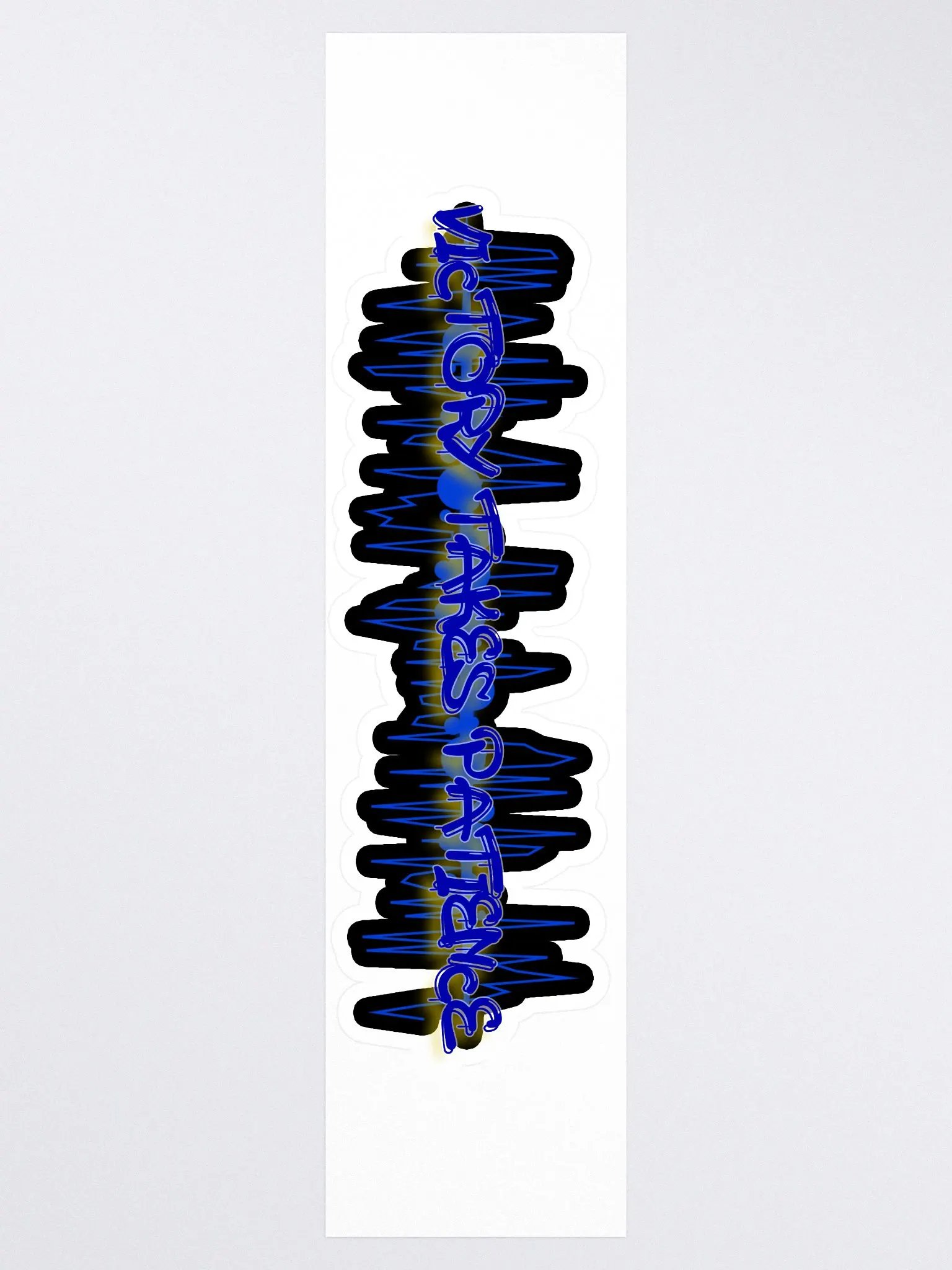 Victory Takes Patience Die Cut Sticker product image (3)