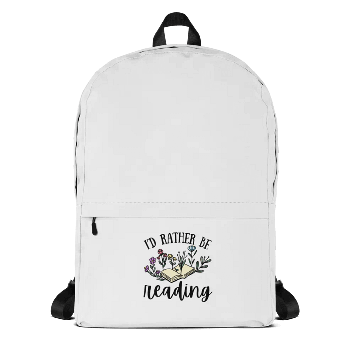 I'd Rather Be Reading Backpack product image (1)