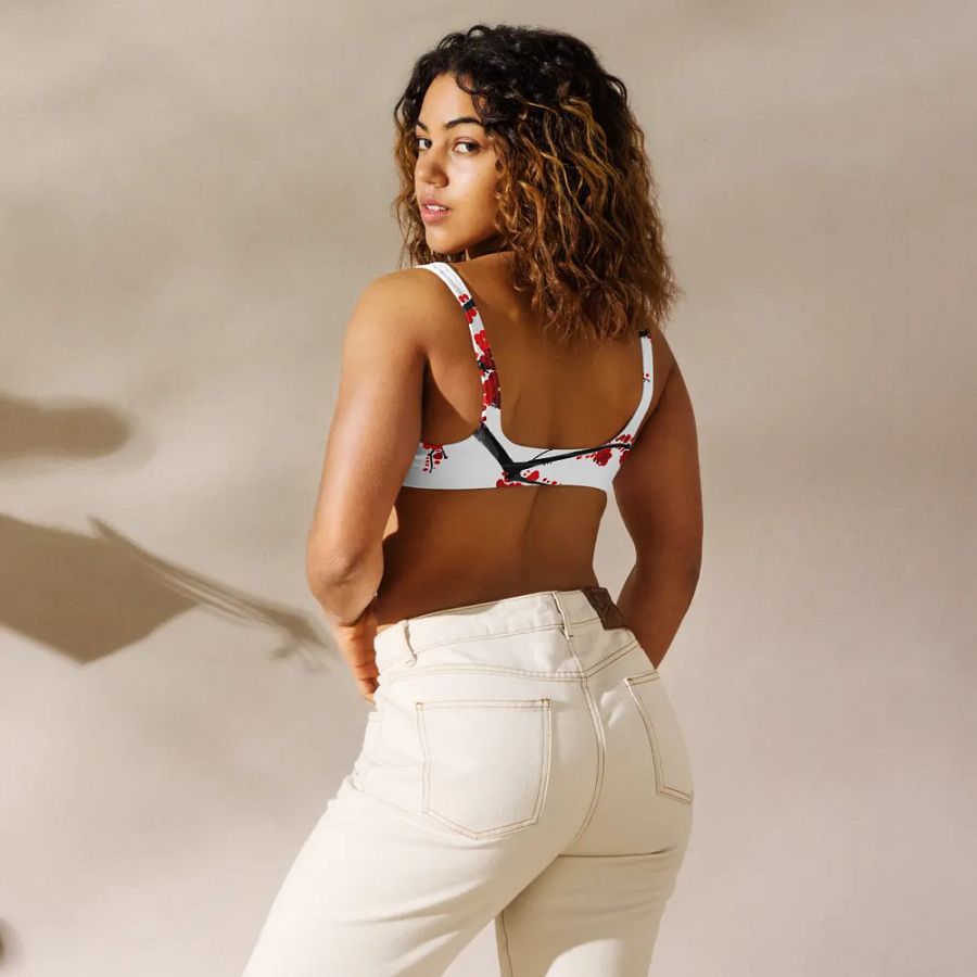 Sakura Blossom - Recycled Bikini Top product image (5)