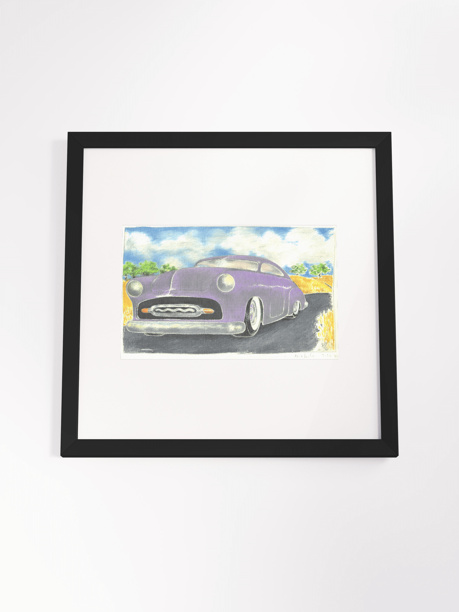 Low Custom 09.28.93 print framed product image (4)