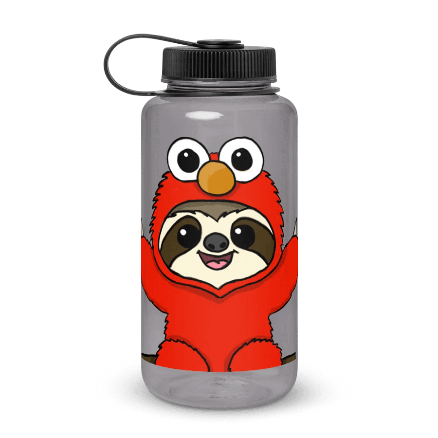 Wide Mouth plastic water bottle - Elmo product image (5)