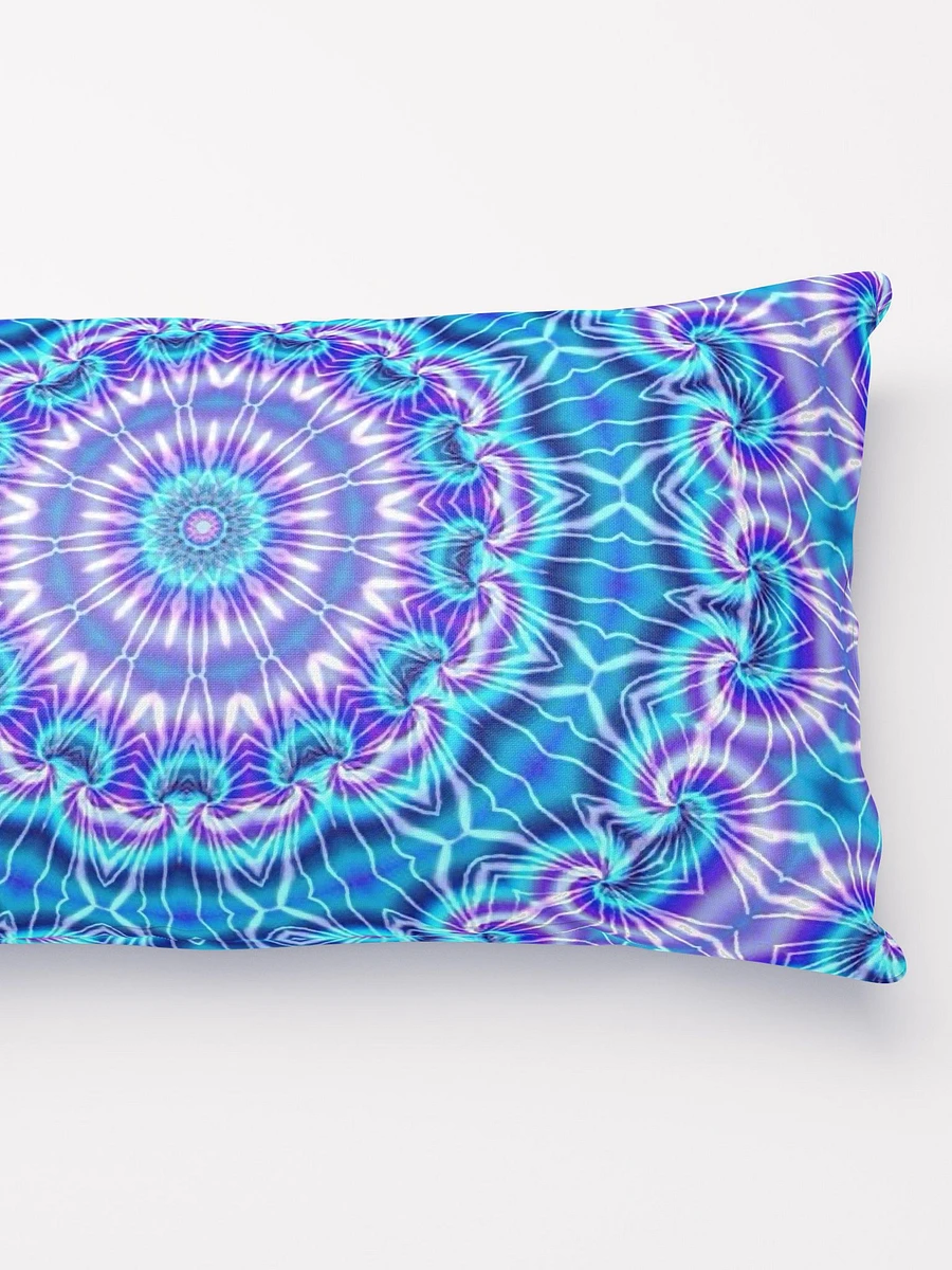 Blue and Purple Tie Dye Kaleidoscope Throw Pillow product image (6)