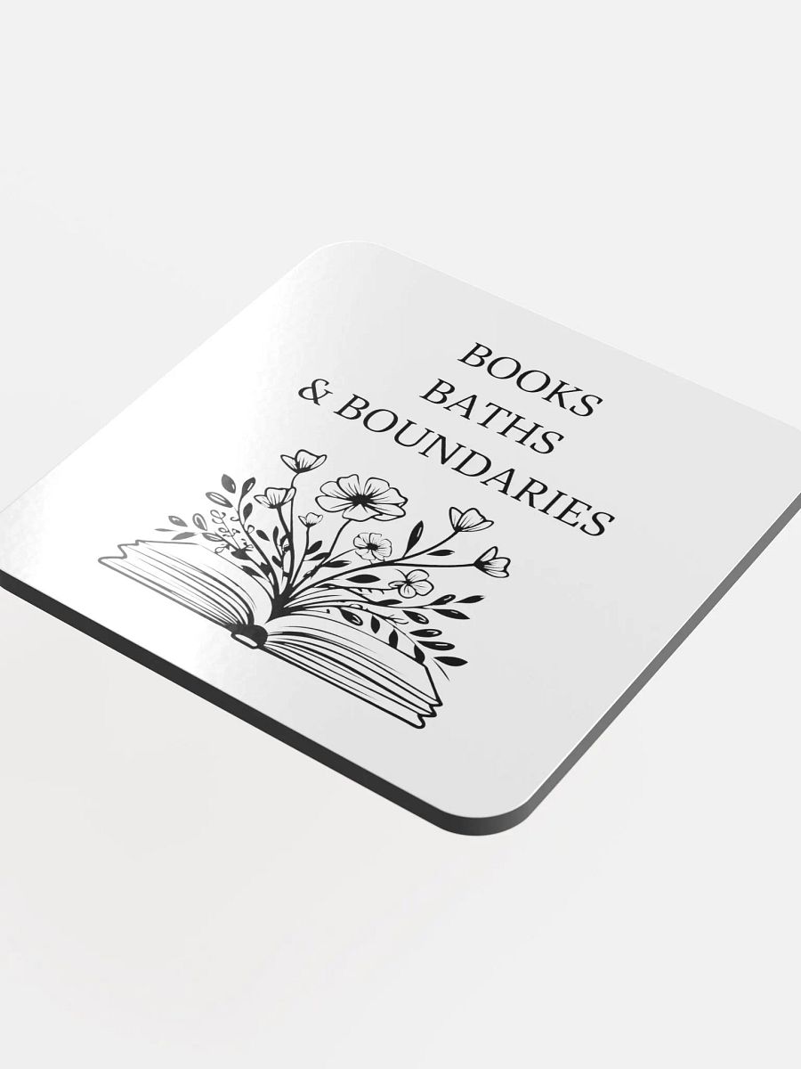 Books Baths and Boundaries Coaster product image (4)