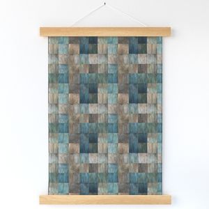 Seamless Pattern - Blue, Brown and Green Checker Pattern product image (12)
