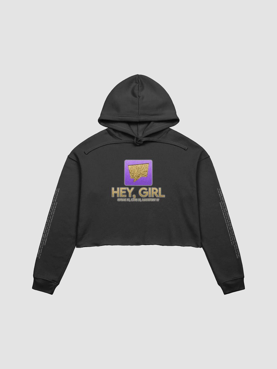 Hey, Girl International High Performance Crop Hoodie product image (1)