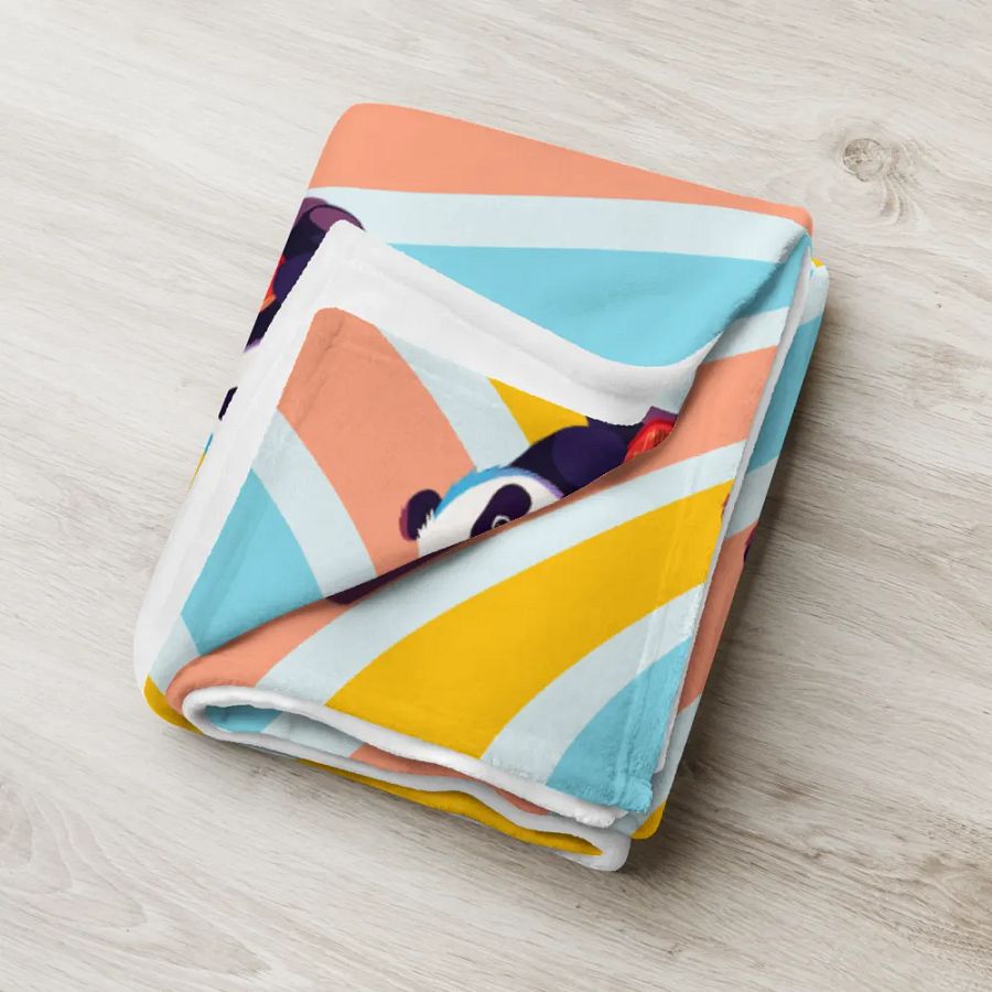 Panda Cookie Throw Blanket product image (6)