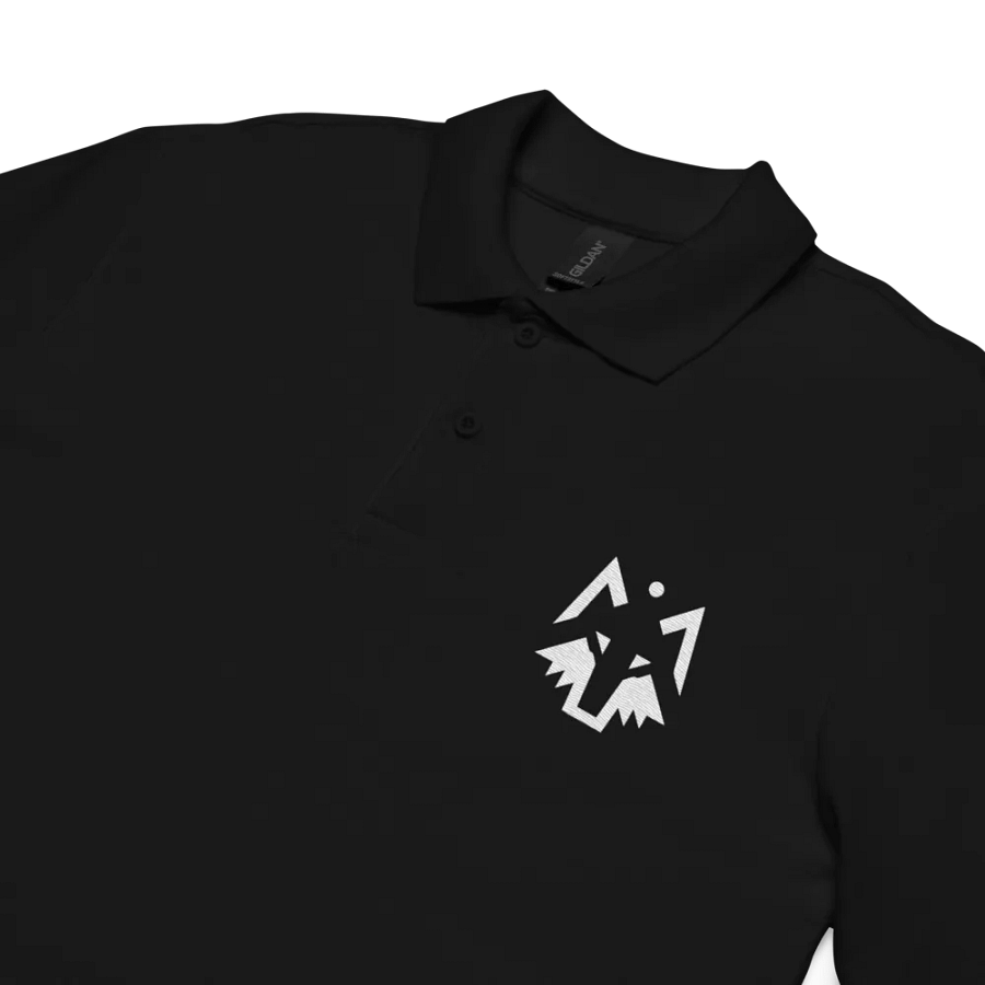 Wolfe Logo Polo Shirt in Black product image (3)