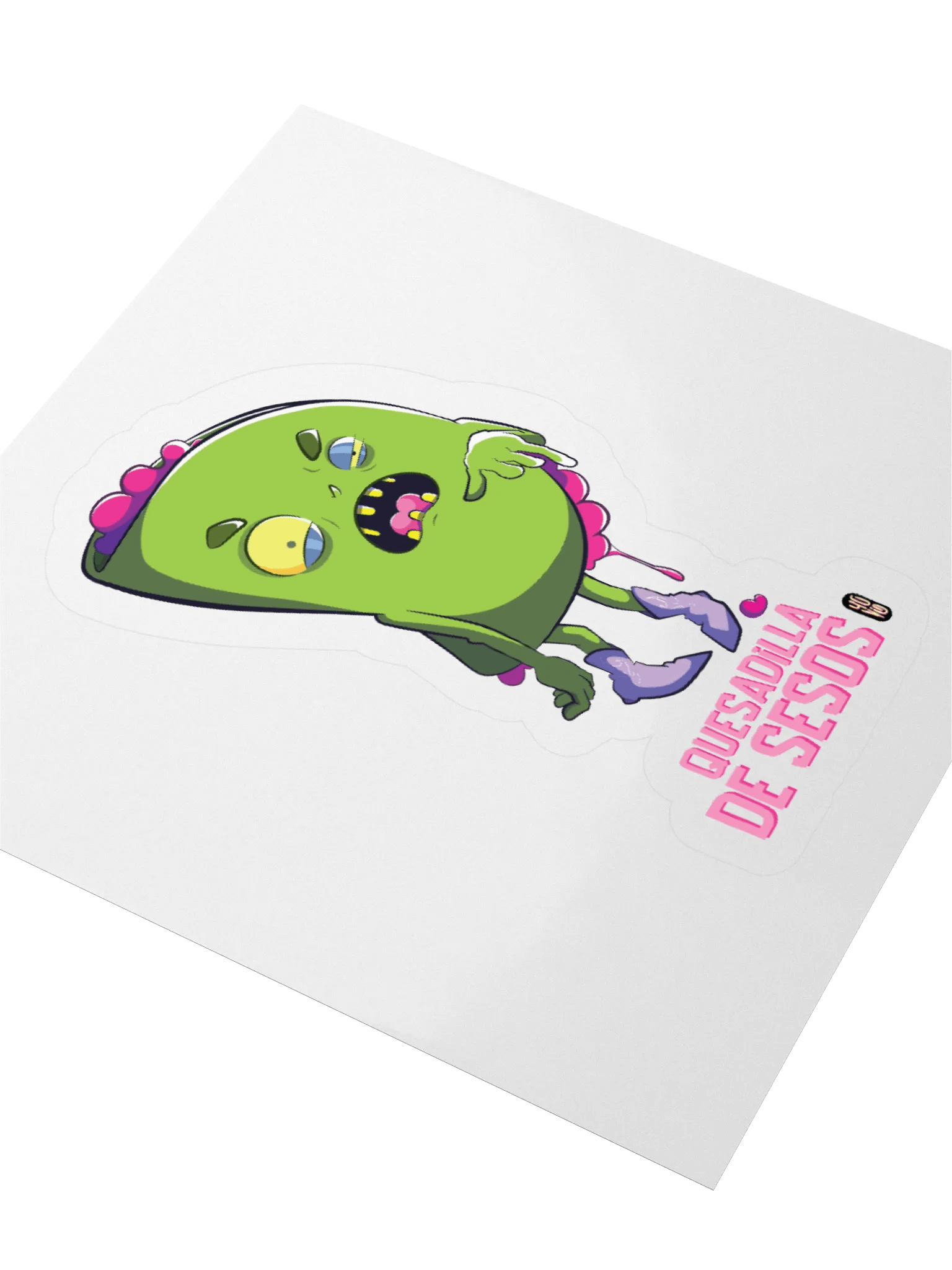 Quesadilla de Sesos - Sticker (Kiss Cut) product image (3)